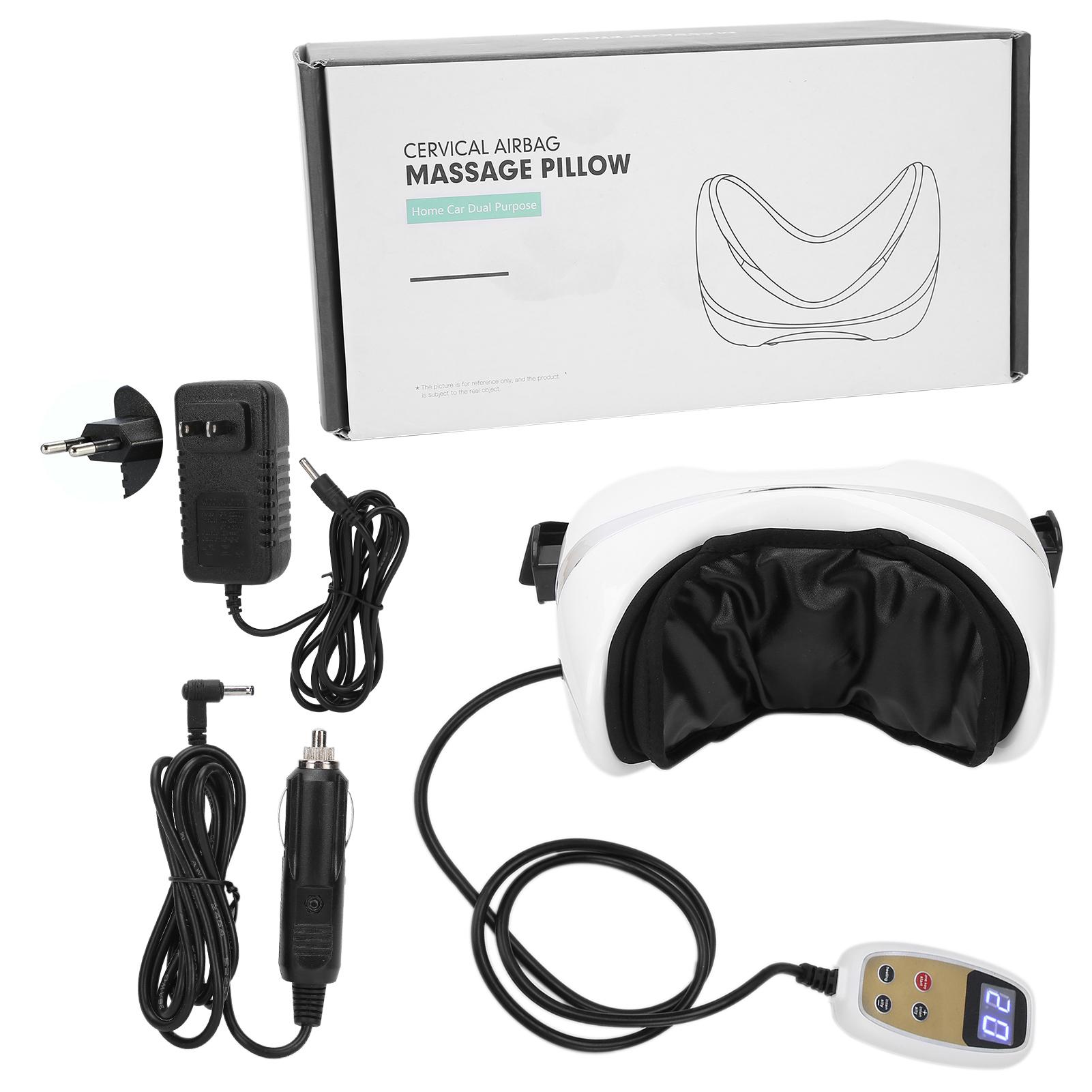 

Массажная подушка для шейного позвонка, облегчение боли, домашний автомобиль, горячий компресс, массажер для шеи 100-240 В