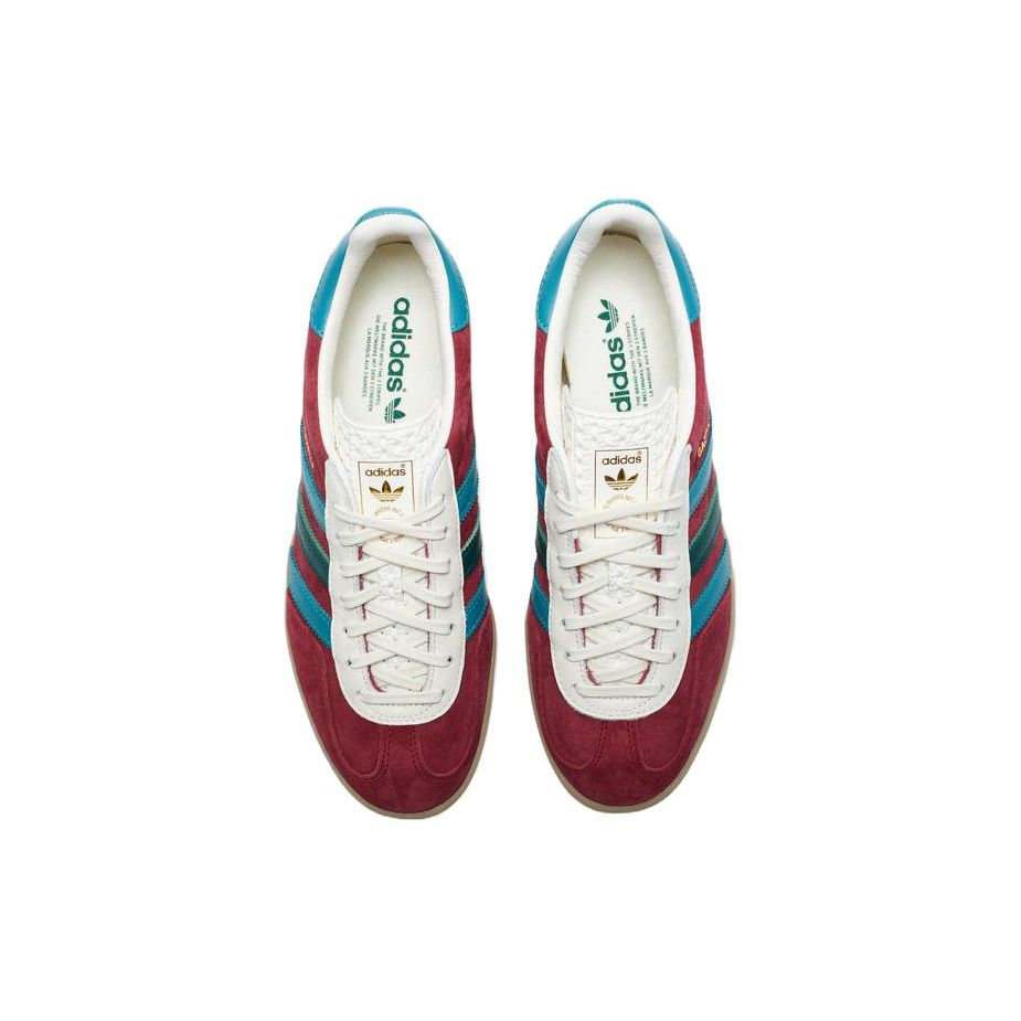 adidas Gazelle Collegiate Burgundy Green Unisex Sneakers Red Arctic-Fuchsia Collegiate-Green IG4996