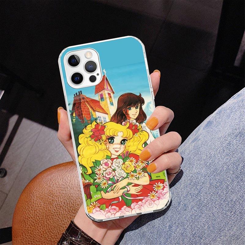 Candy 90s Anime Phone Case For iPhone 17 Air 16 Pro Max 16E 15 + 14 Plus 11 12 13 Mini 7 8 SE Gift Print Cover Fundas 17 Air 16