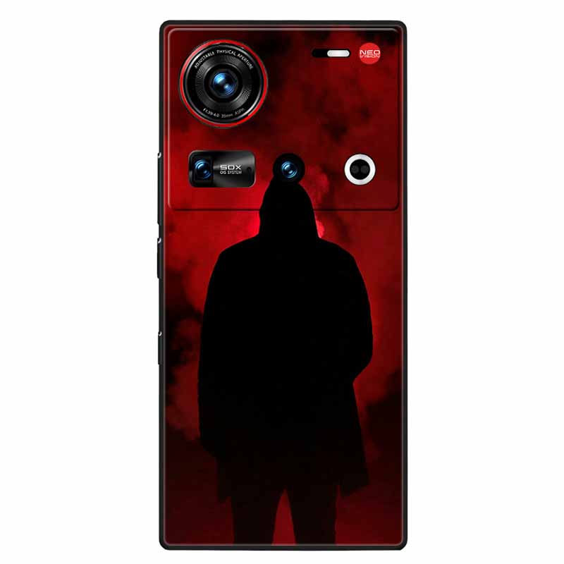 For ZTE Nubia Z70 Ultra 5G Case 6.85'' Black Silicone TPU Soft Phone Cover for Nubia Z70 Ultra Protective Back Shells Z 70 Ultra