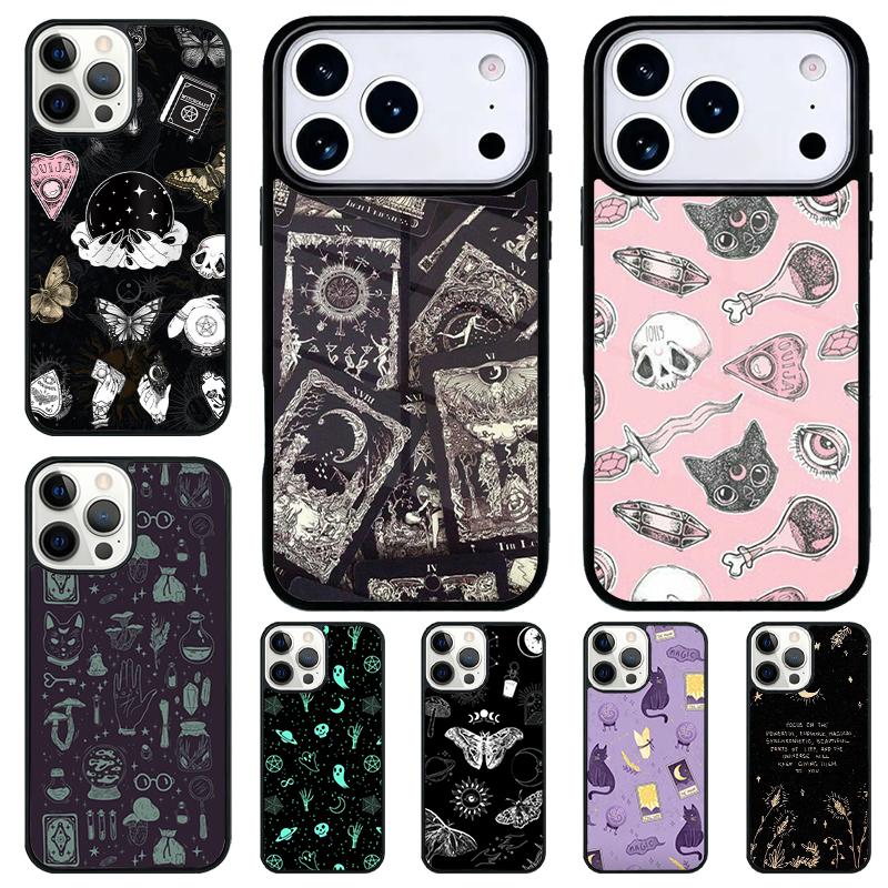 Witch Aesthetic Art Shockproof Phone Case for iPhone 17 Air 16e 15 11 12 14 13 Pro Max Cover Coque