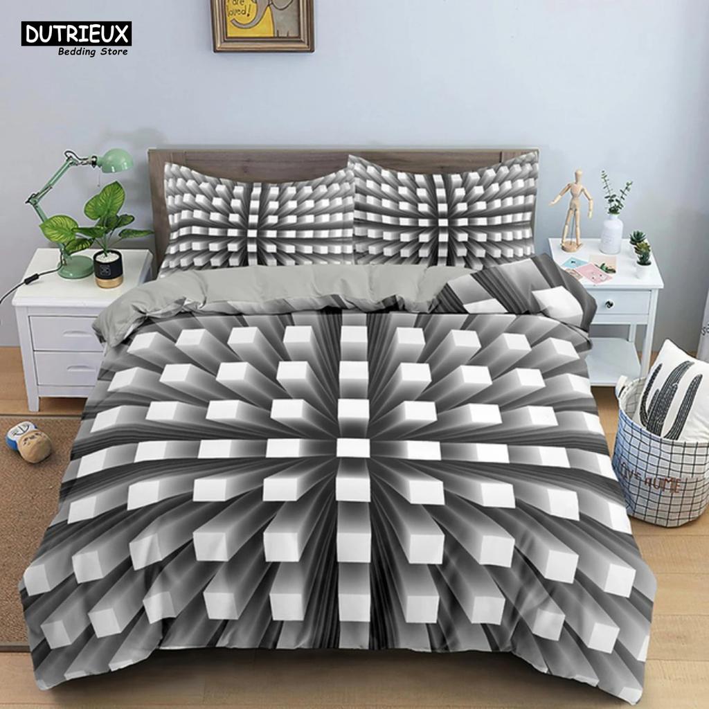 Psychedelic Digital Printing Bedding Set 3D Duvet Cover Set Microfiber Adults Women Queen King Twin Full Size Duvet Cover