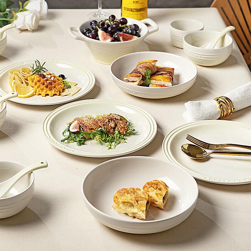 Steingut Geschirrset