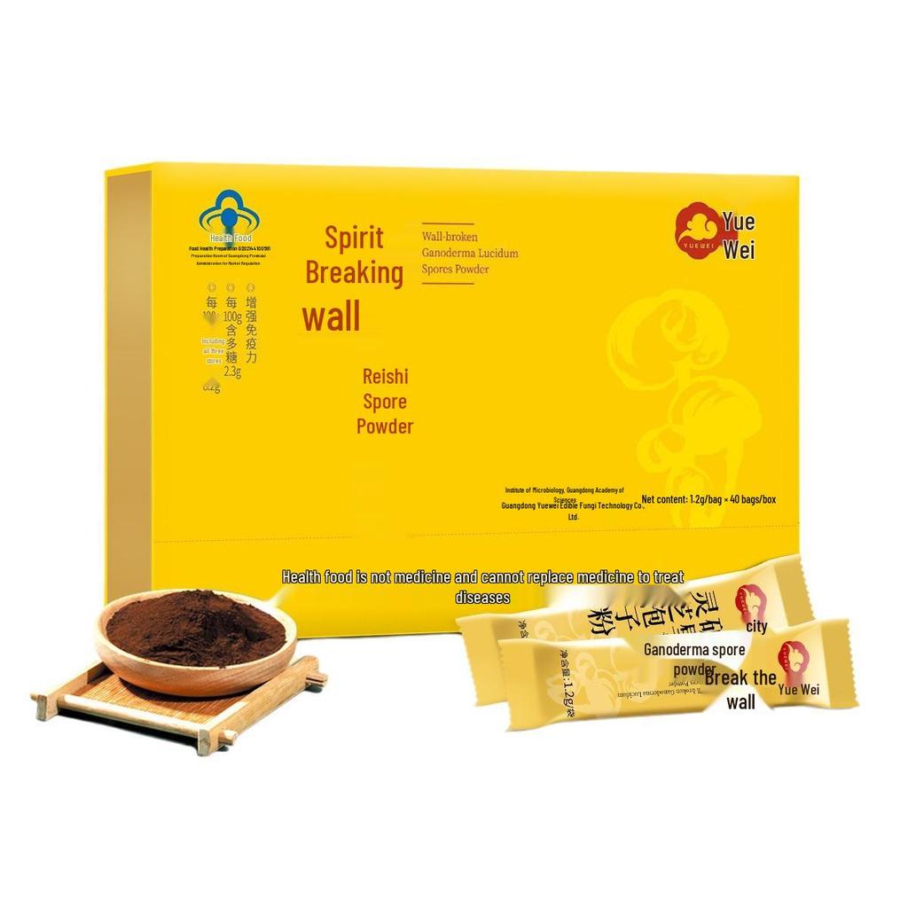 Yue Wei Ganoderma Spore Powder: Immune-Boosting, Nutritional Gift Box