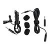 Professional Lavalier Microphone 360 Degree Omnidirectional 3.5mm Clip On Lavalier Lapel Mic with 4.9ft Cable