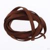 3 meter läderrem Platta sladdremmar i olika färger