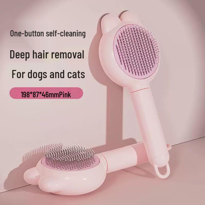Multi-Purpose Flea Comb for Dogs and Cats - Fine-Toothed Plastic & Steel Needle Design