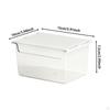 Desk Drawer Storage Solution for Kitchen And Office with Transparent Design