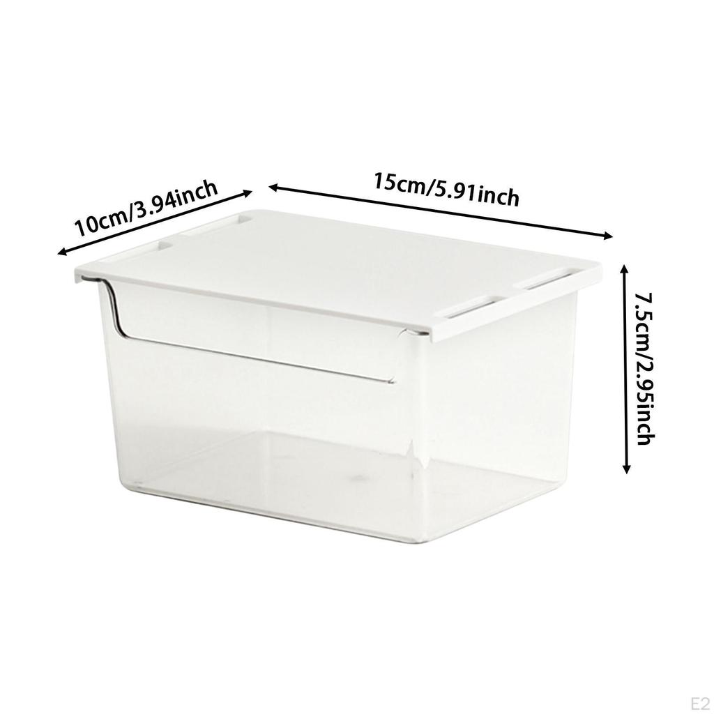 Desk Drawer Storage Solution for Kitchen And Office with Transparent Design