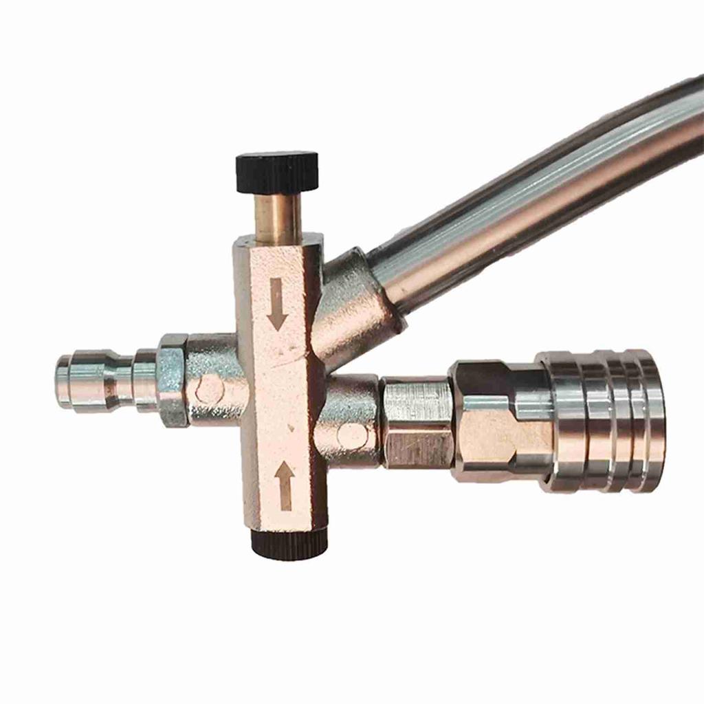 Foam Cannon for Pressure Washer with Dual Connector Tool, Car Foam Blaster with 1 4   Quick Connect 1L Transparent