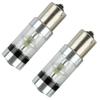Wysokiej jakości 2 szt. BA15S 382 JASNE LED 2x 1156 Żarówki DC 12V-28V Białe