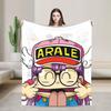 Soft BlanketsGirls Boys Travel Dr. Slumps Throw Blanket  Flannel Bedspread For Living Room Fashion Sofa Bed Cover