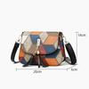 Fashion Tassel Decor Shoulder Bag Handbag and Purse Color Clash Women Crossbody Bag Patchwork Luxury Brand CLE