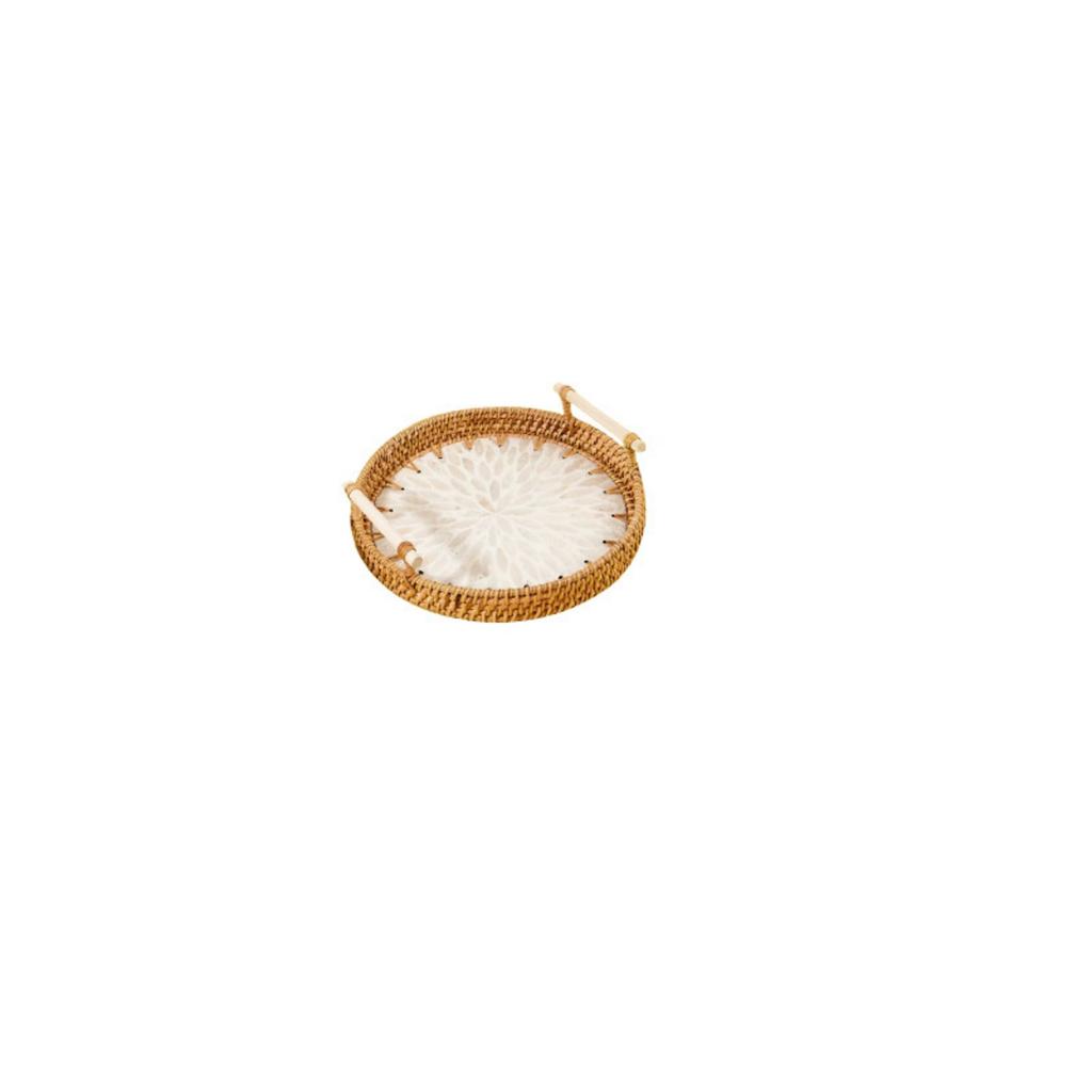 Retro Style Handwoven Basket User Friendly for Snacks Fruits Storage Natural Rattan Home Kitchens Decors in Various Sizes