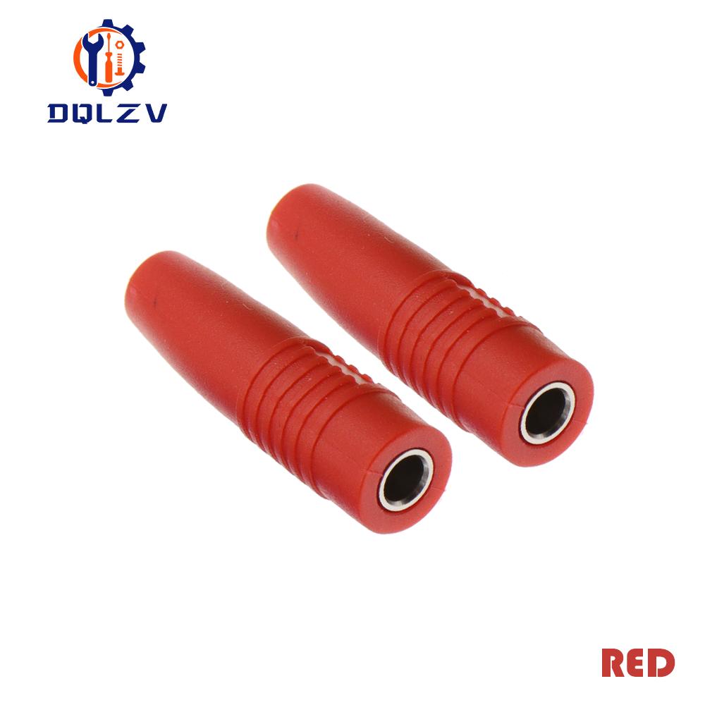 

4MM Banana Female Insulated Jack Plug Wire Solder Connector Brass 1PCS красный