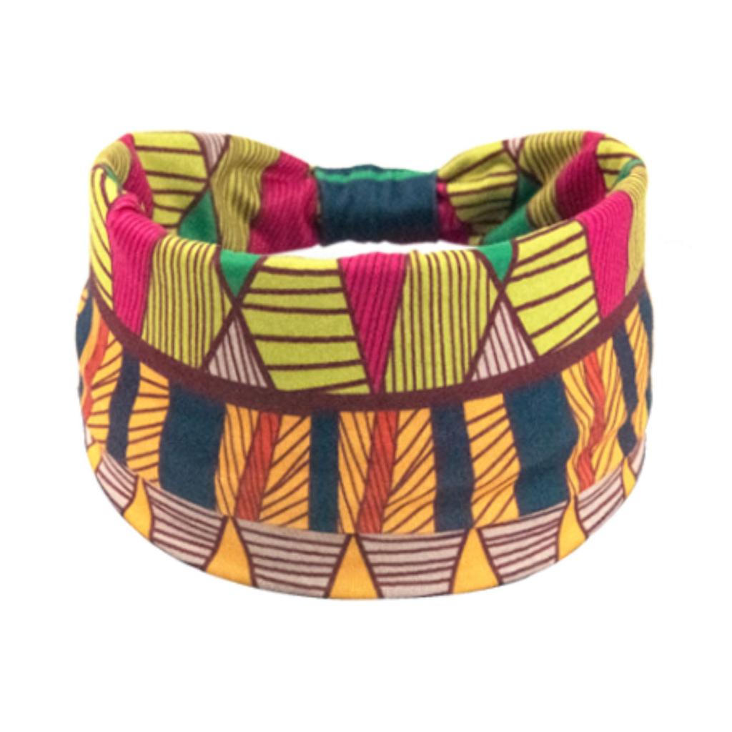 Bohemian Cashew Yoga Übung Stirnband Anti Schweiß und Feuchtigkeit Absorbieren Elastische Baumwolle Stirnband Knoten Stirnband