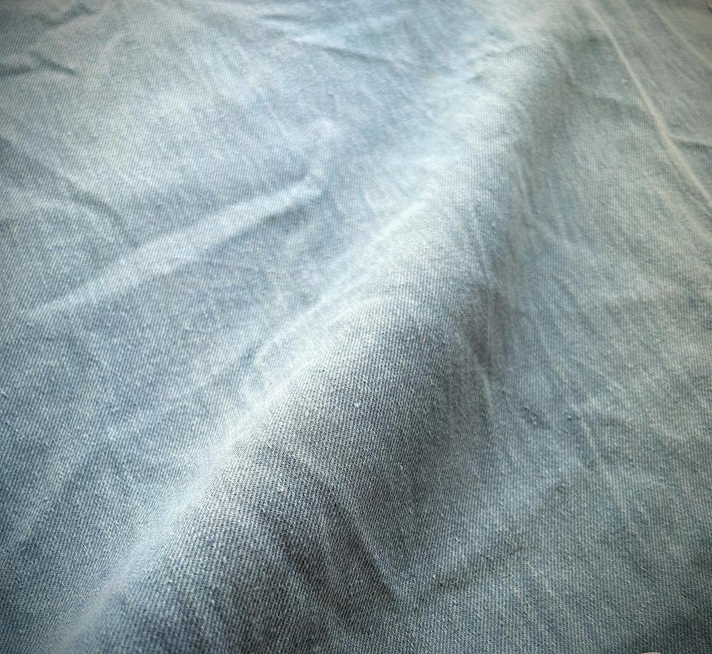 Faded Denim Cotton Faded Denim for Denim and Handmade Projects Thin, Fabric, Scraps, Fabric, Scraps, Fabric, Crafts, Remakes, (Ice Rock, 2m)