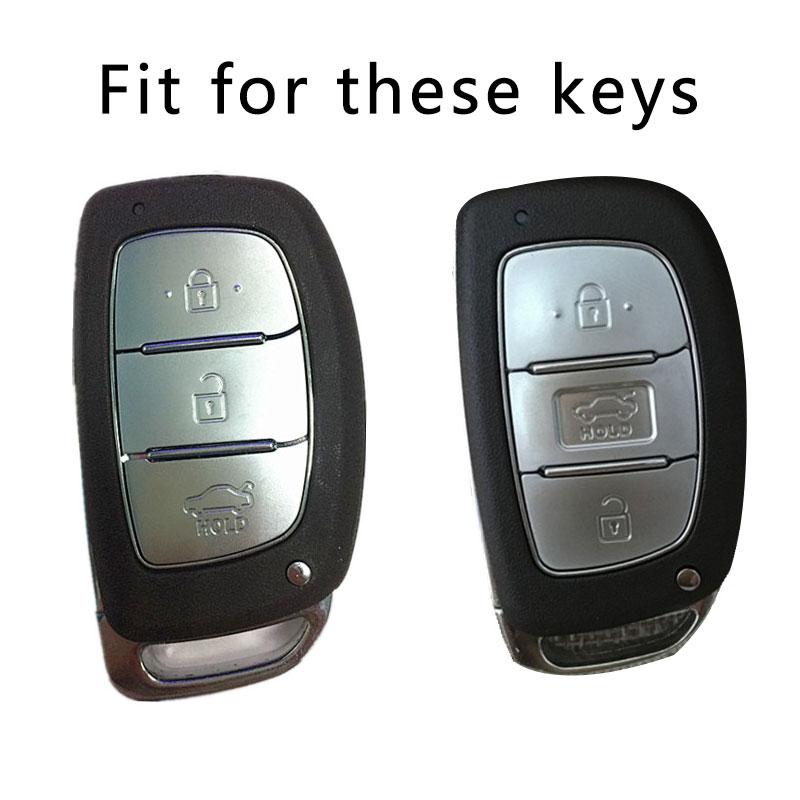 Car Key Case Cover Shell for Hyundai Accent Elantra Creta Ix25 Ix35 Ix45 I10 I20 I30 I40 Tucson Sonata Fe Solaris Mistra Verna
