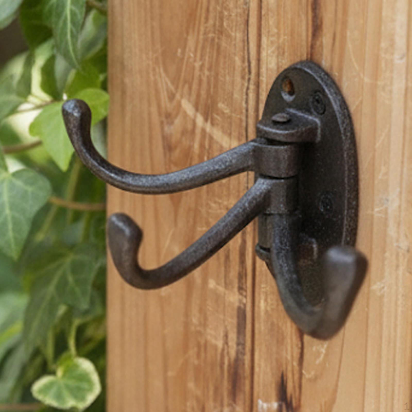 

Cast Iron Wall Hook Coat Rack , Vintage Outdoor Decorative Key Holder, Hanger for Mudroom, 21.5cmx9.2cm