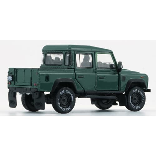 Scherer Designs B-M Creations Land Rover Defender 110 Pickup 16 Green LHD 1/64 Scale Model 64B0197
