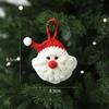 Handmade Christmas Tree  Pendant Santa Claus Mini Woolen Decor Premium Hanging Ornament  Versatile