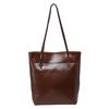 Genuine Leather Large Capacity Women's Tote - Fashion Oil Wax Cowhide Handbag & Shoulder Bag