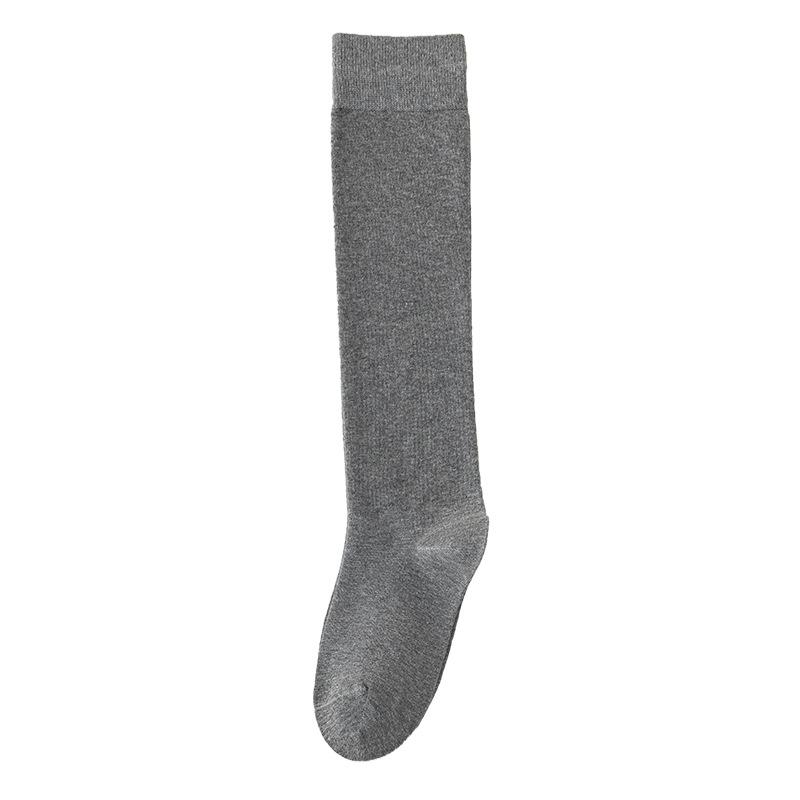 Knee High Socks for Women Soft Combed Cotton Long Socks Ladies Girls Knee Length Knee Socks
