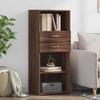 VidaXL Highboard Brown Oak 50x42.5x124 Cm Engineered Wood, Sideboard, Cupboard, Side Cabinet, Cabinet, Cabinet of 846179