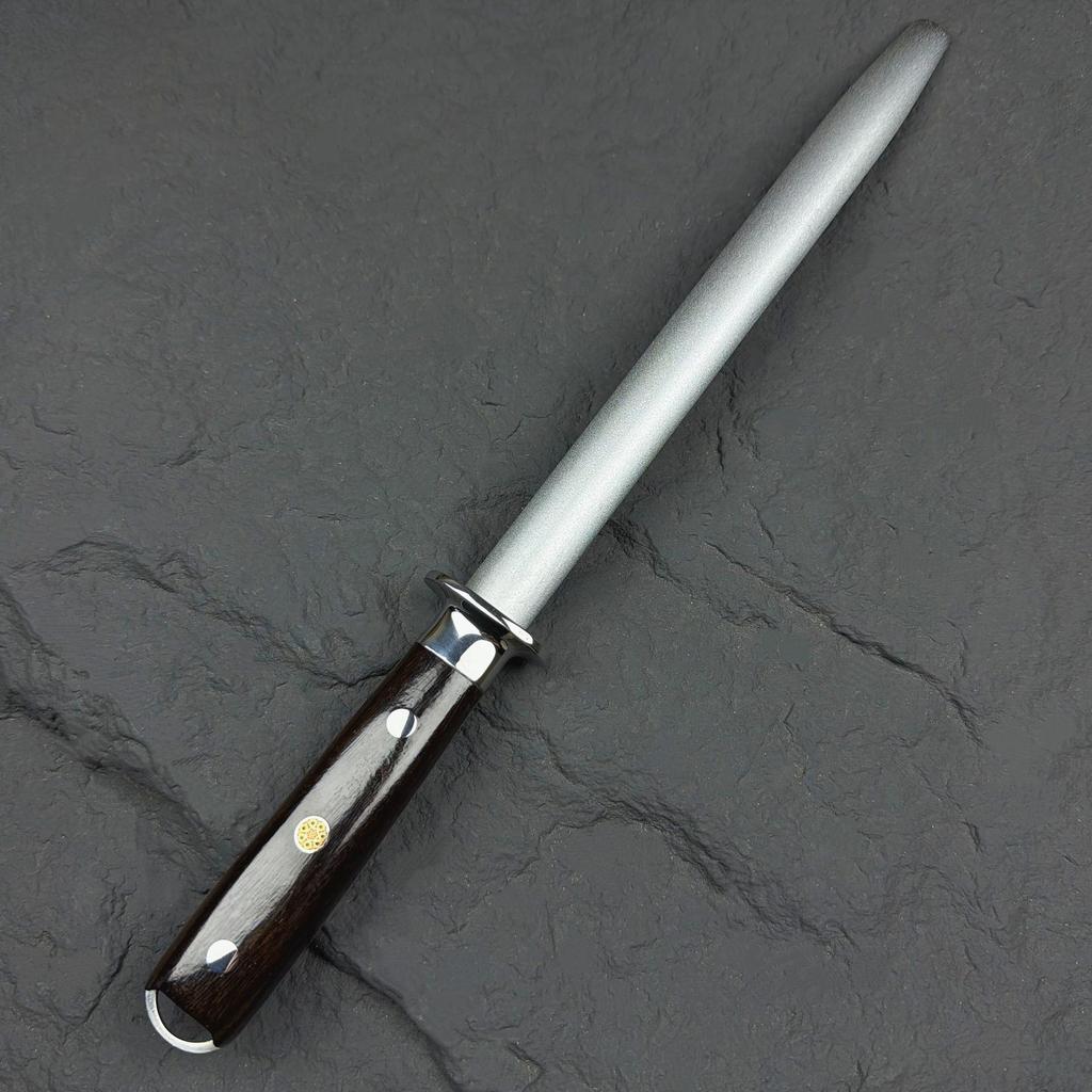 Diamond Sand Professional Whetstone Sharpening Rod – Kitchen & Slaughterhouse Tool.