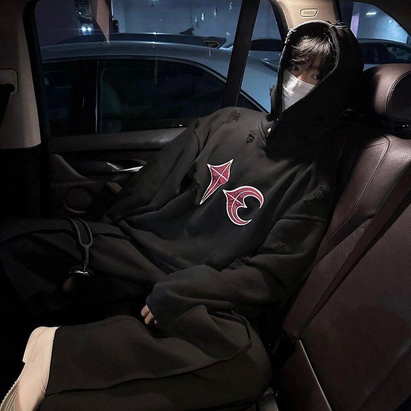 

Tc Thug Club ™ 2025 New Niche Trendy Brand American Style Autumn and Winter Men s Couple Hooded Sweatshirt Tc Basic Hoodie Black 3 pieces