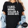 Novelty I Like Being Called A Good Boy T Shirts Meme Gen Z Alpha Tee Women Unisex Cotton Summer Harajuku Oversized brain rot humor