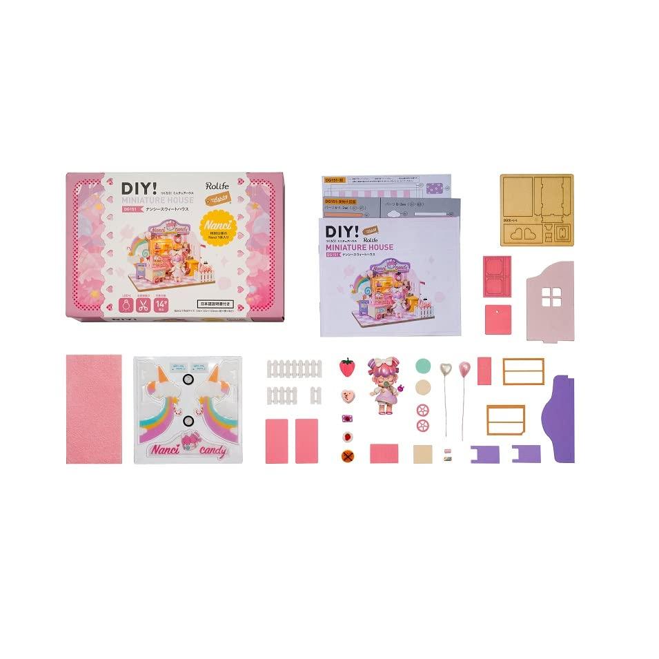 DIY Miniature House Dollhouse DG Series (Nancy Sweet House) - Includes Japanese Instructions
