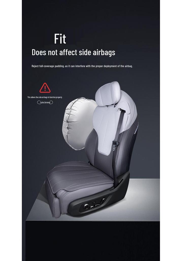 Deep Blue L07 All-Season Car Seat Cushion and Cover Set