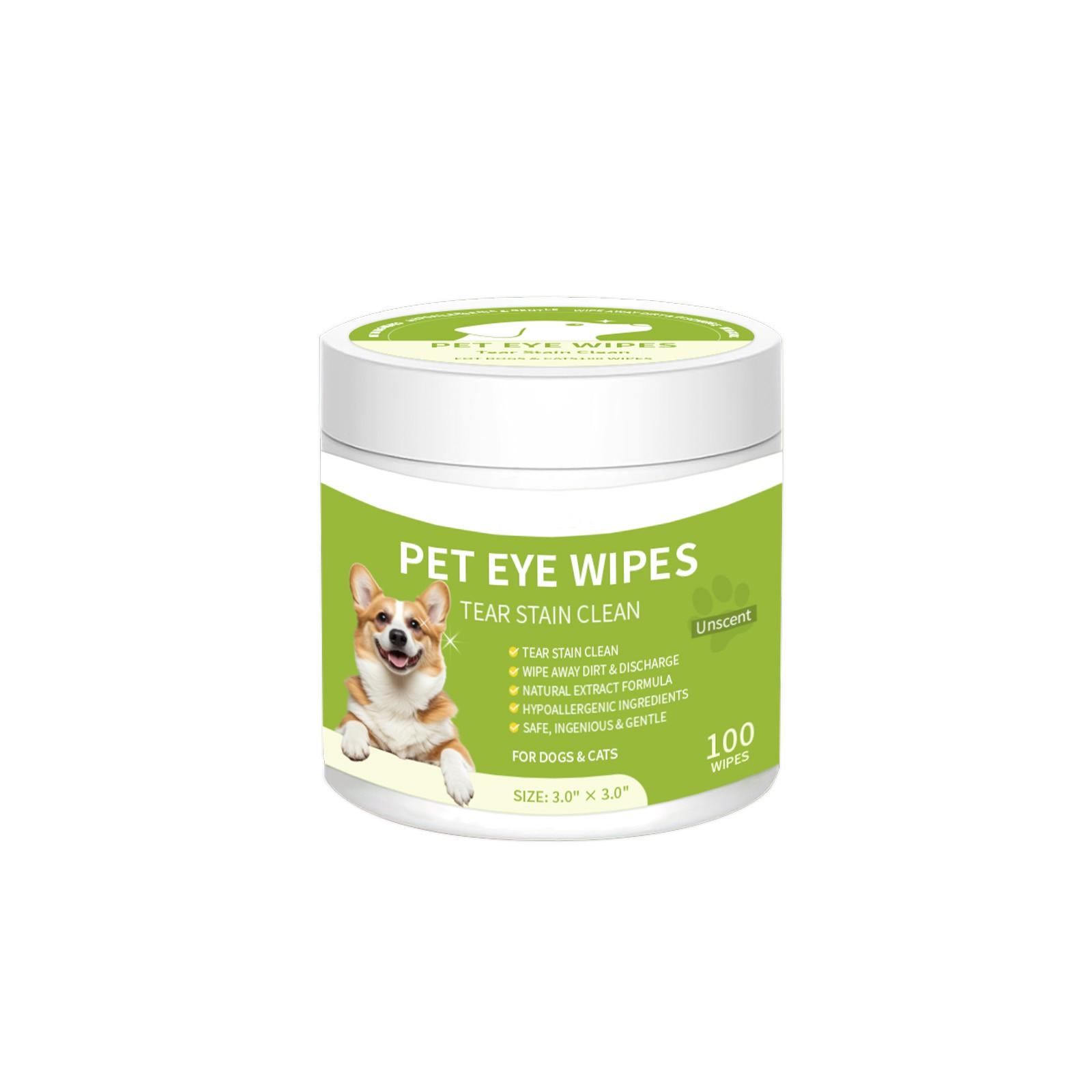 

Gentle And Effective Eye Wipes For Dogs And Cats100ml One Size