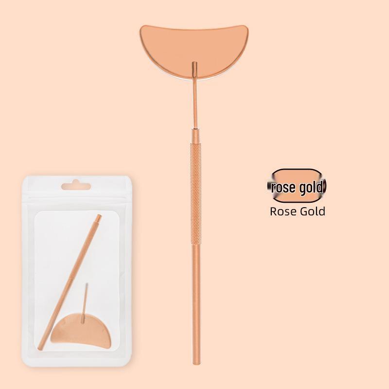 Portable Stainless Steel Eyelash Inspection Mirror for Grafting