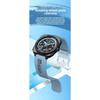 ABORNI 5006 Orologio Sportivo da Uomo Stile Meccanico Calendario Quarzo Cinturino in Silicone Quadrato Serie Yonghui Star Track Orologio per Uomo