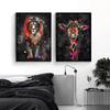 Abstract Colorful Animals Lions Oil Paintings On Canvas  Modern Posters and Prints Wall Art Pictures for Living Room Home Decor