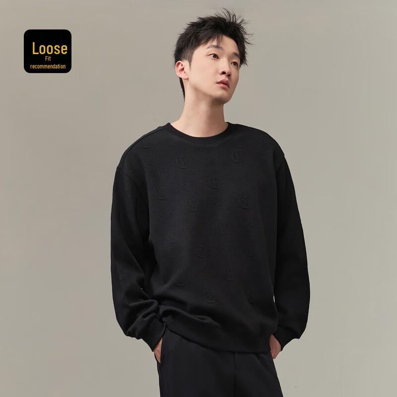 Cabbeen Men's Monogram Jacquard Sweatshirt