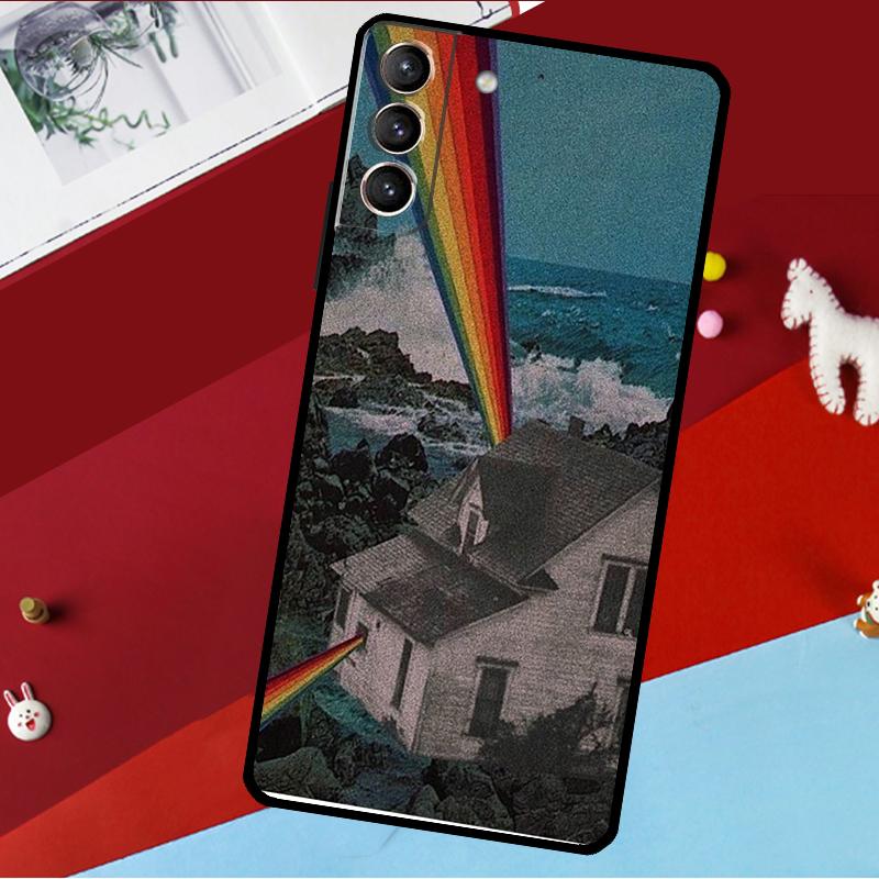 Art Aesthetic Trippy Psychedelic Funda For Samsung Galaxy S26 S25 S24 S21 S22 S23 Ultra S10 Plus S20 FE S25 FE Phone Case