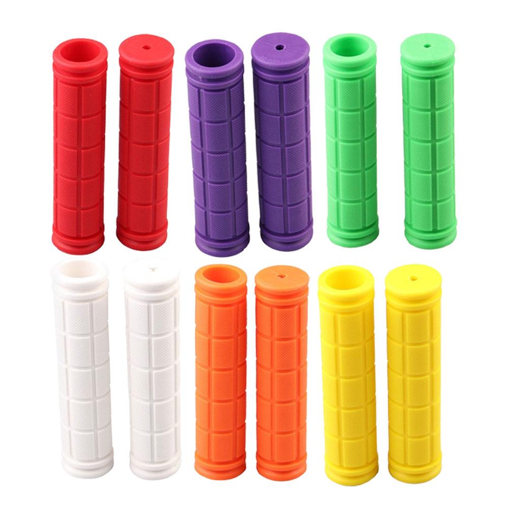 Colorful Soft Rubber Bike Grips Non-Slip Bicycle Handlebar Covers For Mountain/Road Bikes Comfortable Cycling Accessories