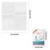 80/50/20pcs Disposable Toilet Seat, Public Restroom, Toilet Paper for Airplane & Camping Splash Proof, Adult Toilet Essentials