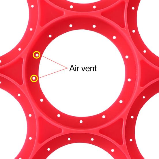 Odolný kroužek na palačinky Rychloupínací DIY Flexibilní silikonové kuchyňské potřeby na smažené vejce