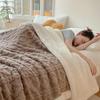 LISM Jacquard Thickened Velvet Lamb Fleece Blanket