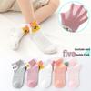Breathable Cotton Mid-Calf Socks for Kids (1-15 Years), Anti-Odor, Cute Design for Boys and Girls, Ideal for Spring and Autumn.