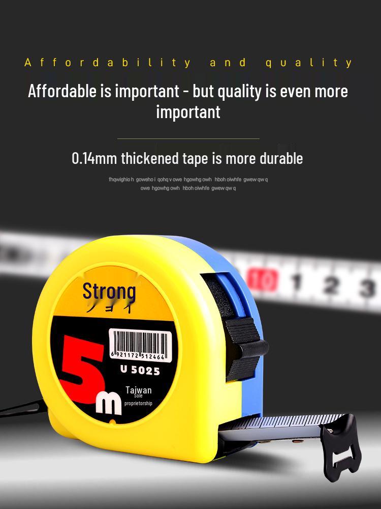 High-Precision Luban Steel Tape Measure, Waterproof & Wear-Resistant, 3-5 Meters
