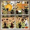 Halloween Static Cling Window Stickers PVC Removable Holiday Party Decorations for Living Room Bedroom Walls Glass Doors