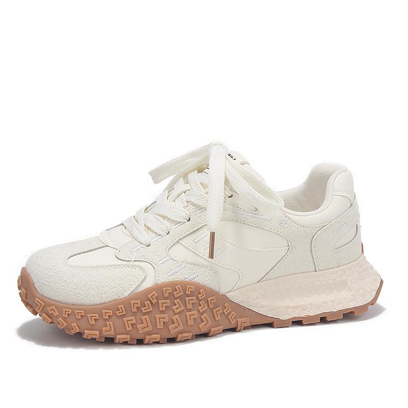 Student Women Pink Youth Sneakers Autumn New Thick Bottom Breathable Sport Running Shoes Campus Trend Platform Casual Shoes