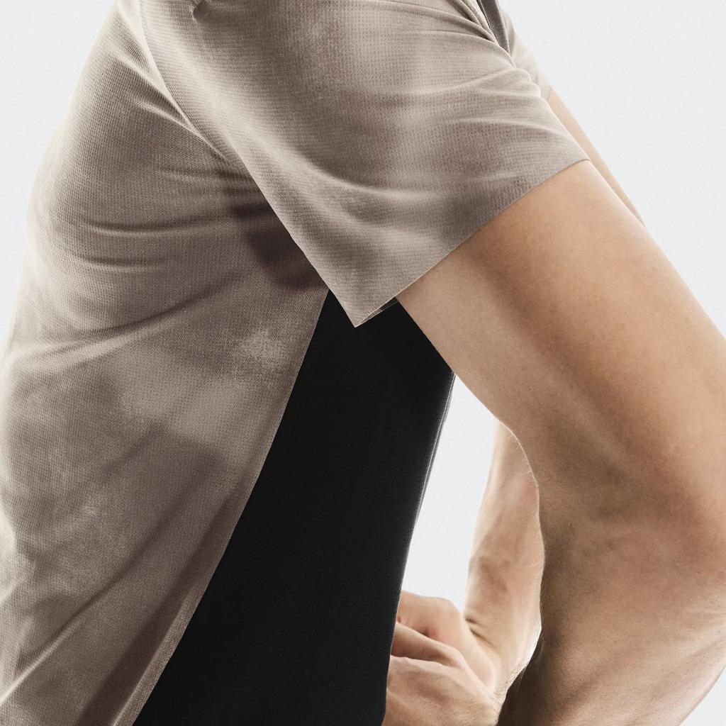 On Running Performance T-Shirt AOP 'Cinder Black' Men's 1MF10272986