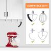 4Pcs Stand Mixer Attachment Holder Kitchen Mixer Assecories Hanger Under Cabinet Dough Hook Storage for Stand Mixer