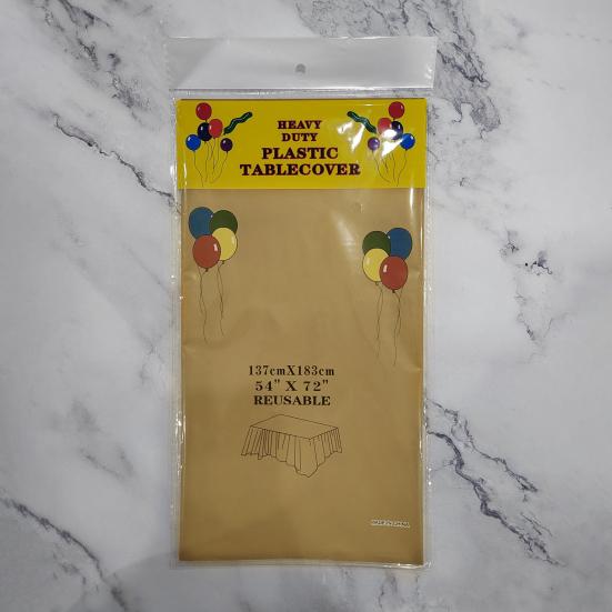 Jednorázový ubrus PE materiál Silný obdélníkový ubrus Snadné použití Jednobarevný potah na stůl Dekorace na narozeninovou oslavu